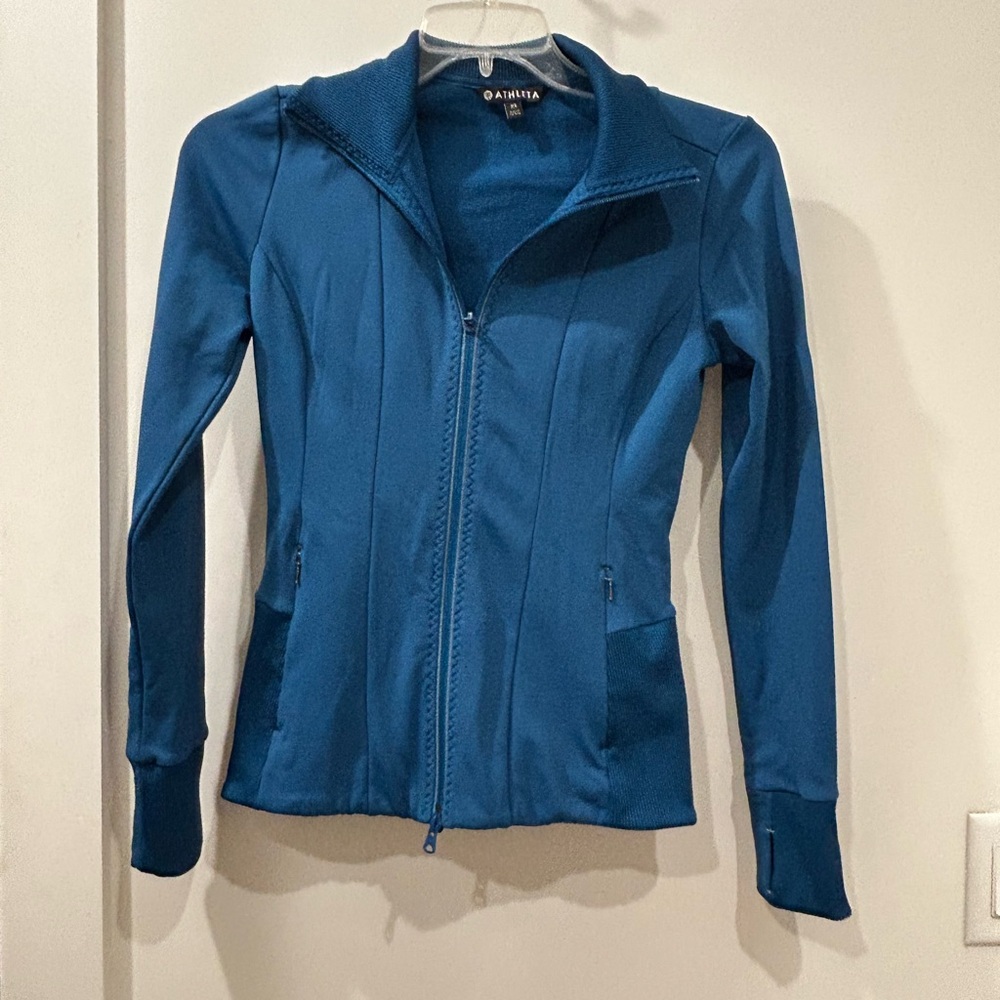 Athleta Women's Teal Zip-Up Jacket